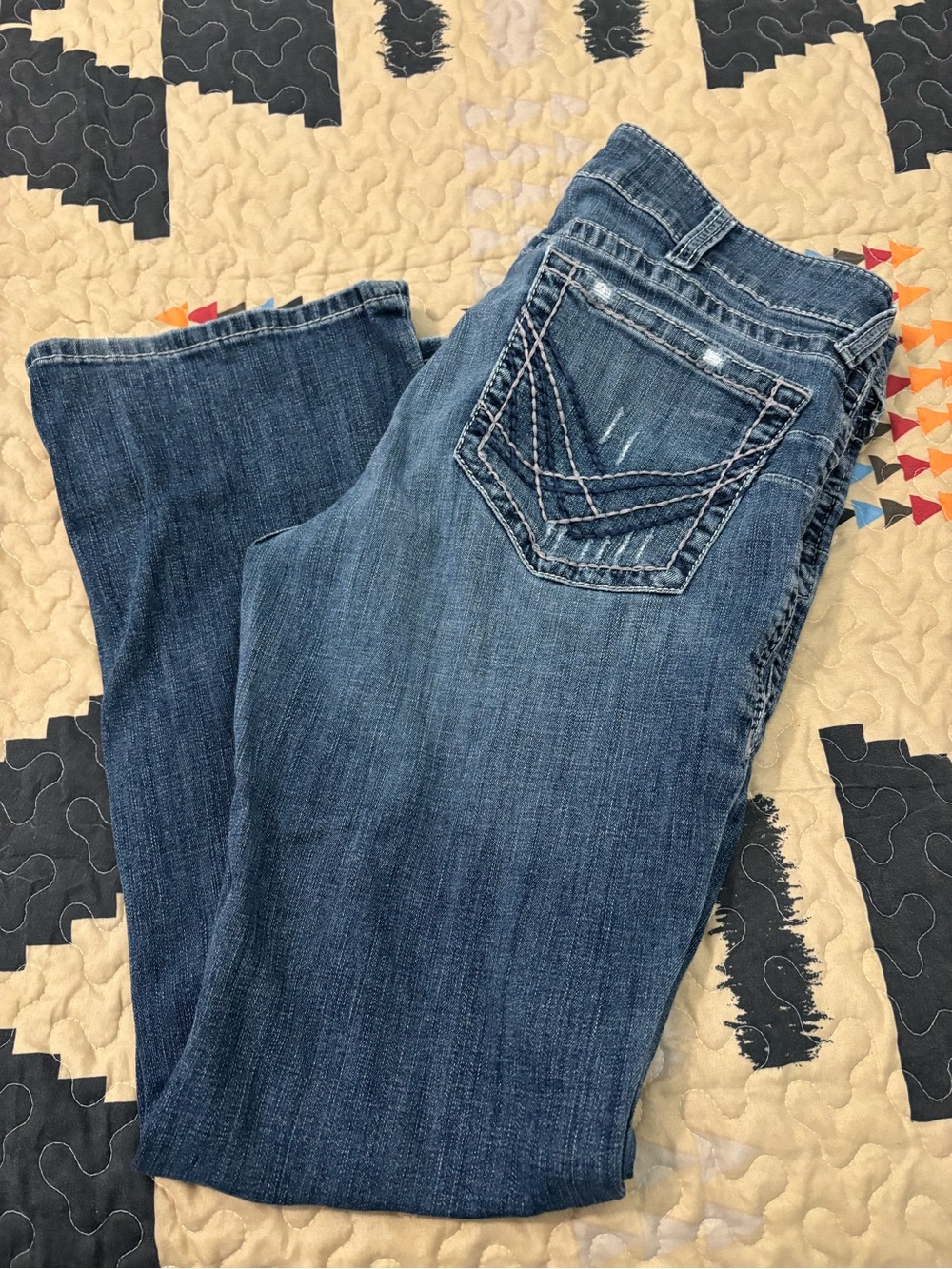 Ariat Women's Boot Cut Jeans in Medium Blue Wash
